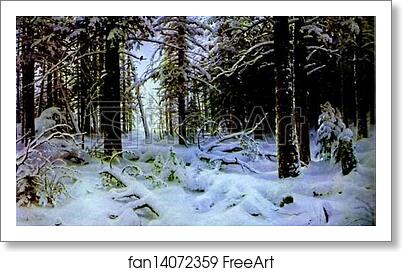 Free art print of Winter by Ivan Shishkin