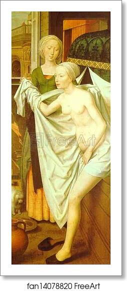 Free art print of Bathsheba by Hans Memling Free art print of Bathsheba by Hans Memling