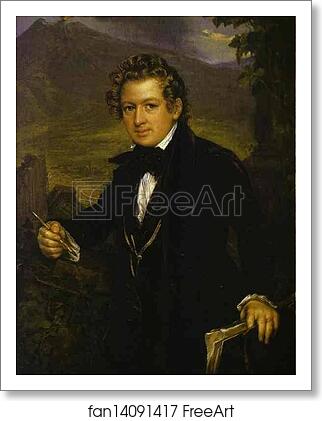 Free art print of Portrait of Karl Brulloff by Vasily Tropinin Free art print of Portrait of Karl Brulloff by Vasily Tropinin