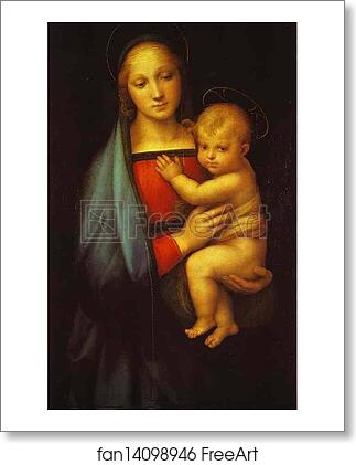 Free art print of Madonna del Granduca by Raphael