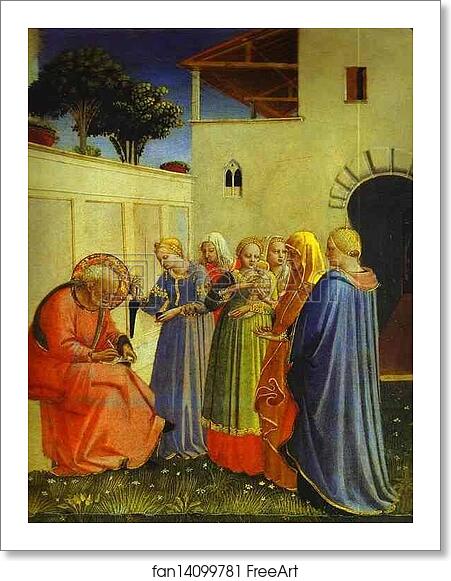 Free art print of The Naming of John by Fra Angelico Free art print of The Naming of John by Fra Angelico