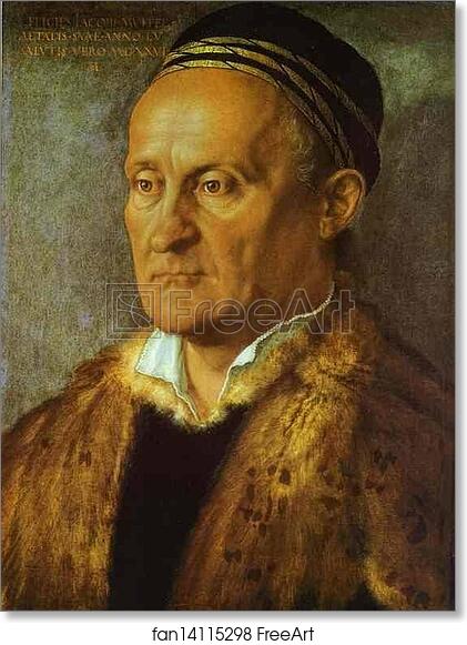 Free art print of Portrait of Jakob Muffel by Albrecht Dürer FreeArt