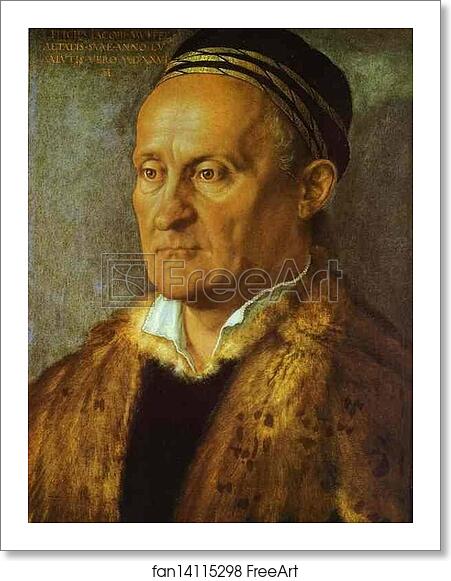 Free art print of Portrait of Jakob Muffel by Albrecht Dürer