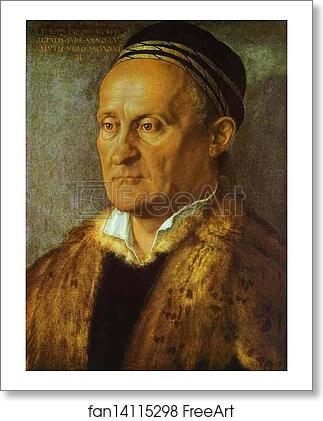 Free art print of Portrait of Jakob Muffel by Albrecht Dürer