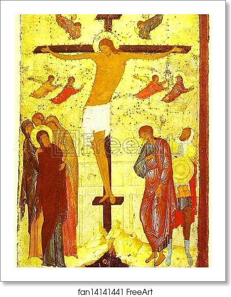 Free art print of The Crucifixion by Dionisii (Dionysius)