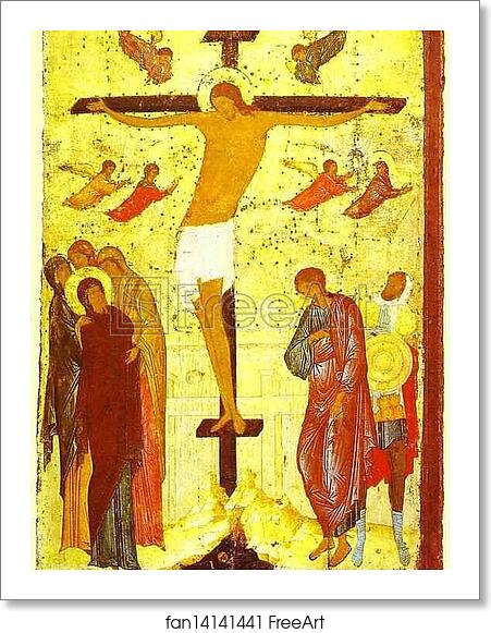 Free art print of The Crucifixion by Dionisii (Dionysius) Free art print of The Crucifixion by Dionisii (Dionysius)