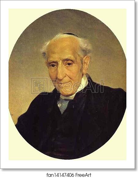 Free art print of Portrait of Archbishop Giuseppe Capecalatro by Karl Brulloff