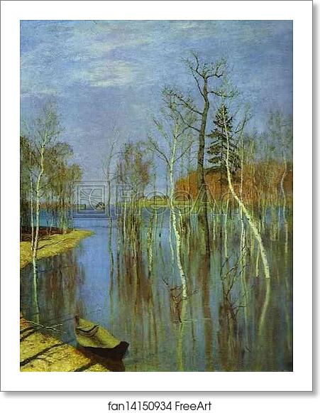 Free art print of Spring Flood by Isaac Levitan Free art print of Spring Flood by Isaac Levitan
