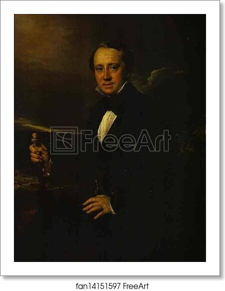 Free art print of Portrait of A. A. Sapozhnikov by Vasily Tropinin Free art print of Portrait of A. A. Sapozhnikov by Vasily Tropinin