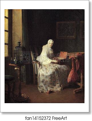 Free art print of The Bird-Song Organ by Jean-Baptiste-Simeon Chardin Free art print of The Bird-Song Organ by Jean-Baptiste-Simeon Chardin