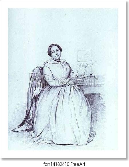 Free art print of Portrait of M. Ye. Shishmareva by Pavel Fedotov Free art print of Portrait of M. Ye. Shishmareva by Pavel Fedotov