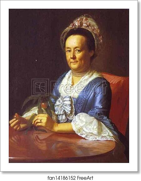 Free art print of Mrs. John Winthrop by John Singleton Copley Free art print of Mrs. John Winthrop by John Singleton Copley