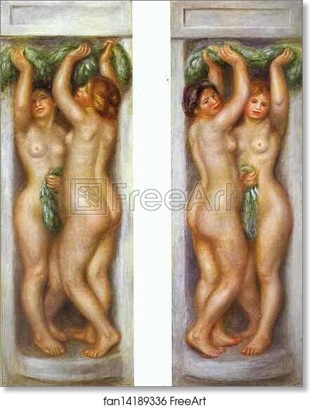 Free art print of Caryatides by Pierre-Auguste Renoir