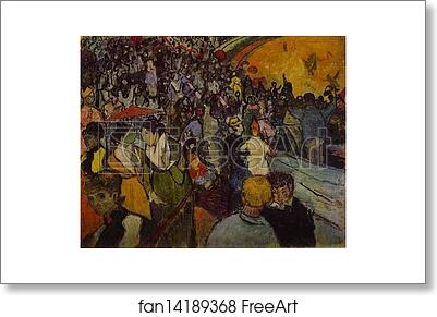 Free art print of The Arena at Arles by Vincent Van Gogh