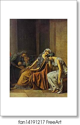 Free art print of The Oath of Horatii. Detail by Jacques-Louis David