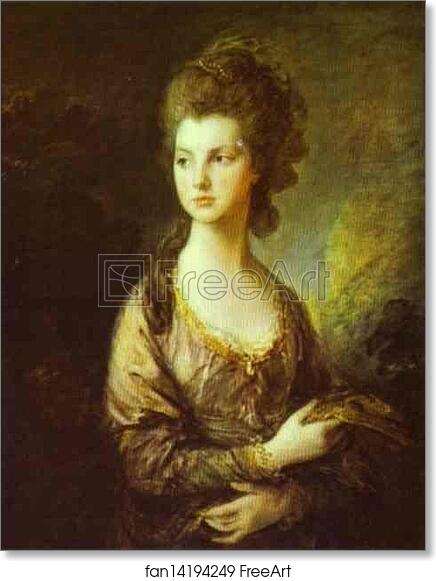 Free art print of The Honorable Mrs. Graham by Thomas Gainsborough