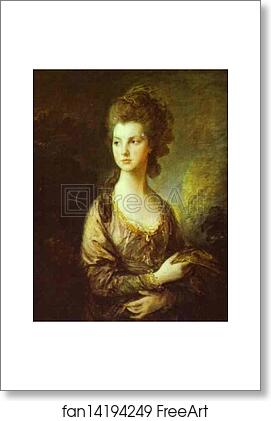 Free art print of The Honorable Mrs. Graham by Thomas Gainsborough