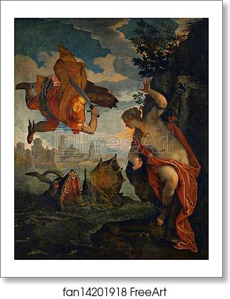 Free art print of Perseus and Andromeda by Paolo Veronese