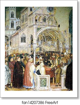 Free art print of The Burial of St Lucy by Altichiero Da Zevio