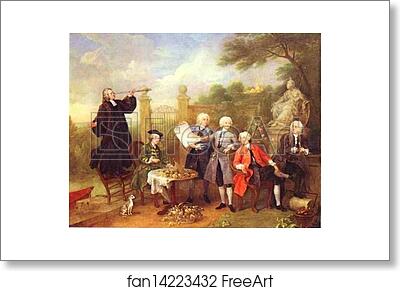 Free art print of Lord Hervey and His Friends by William Hogarth