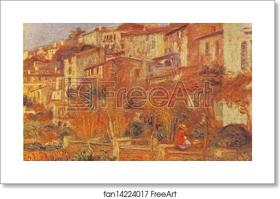 Free art print of Terrace at Cagnes by Pierre-Auguste Renoir Free art print of Terrace at Cagnes by Pierre-Auguste Renoir