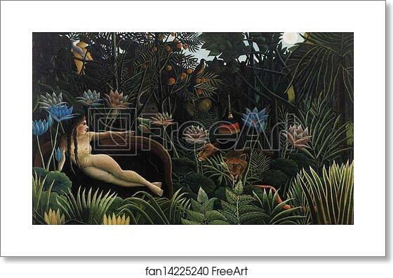 Free art print of The Dream. / Le reve by Henri Rousseau Free art print of The Dream. / Le reve by Henri Rousseau