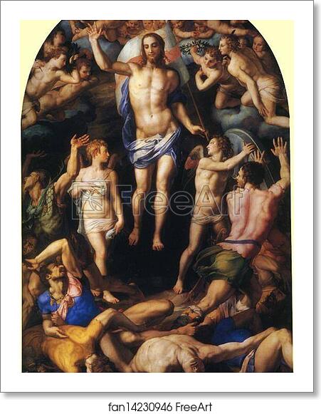 Free art print of Resurrection by Agnolo Bronzino