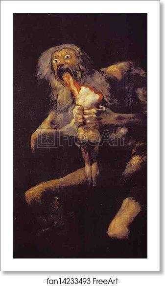 Free art print of Saturn Devouring One of His Children by Francisco De Goya Y Lucientes Free art print of Saturn Devouring One of His Children by Francisco De Goya Y Lucientes