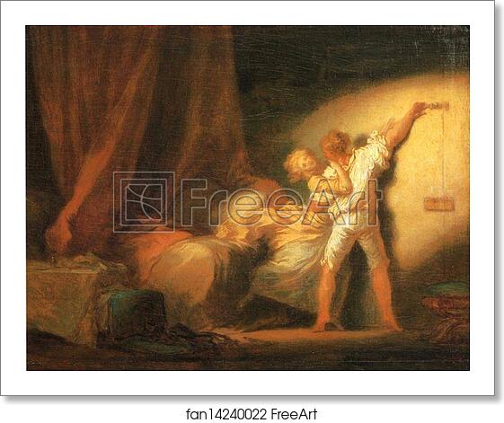 Free art print of The Bolt by Jean-Honoré Fragonard Free art print of The Bolt by Jean-Honoré Fragonard