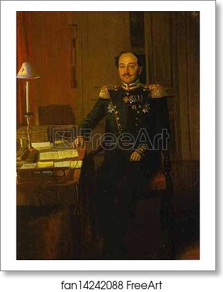 Free art print of Portrait of P. P. Zhdanovich by Pavel Fedotov Free art print of Portrait of P. P. Zhdanovich by Pavel Fedotov