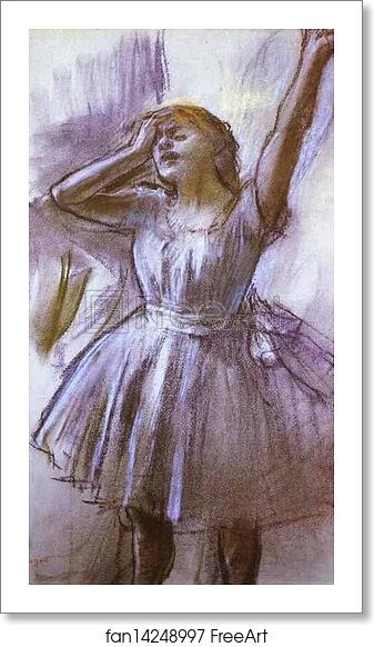 Free art print of Tired Dancer by Edgar Degas Free art print of Tired Dancer by Edgar Degas