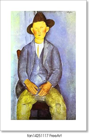 Free art print of The Little Peasant by Amedeo Modigliani Free art print of The Little Peasant by Amedeo Modigliani