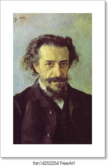 Free art print of Portrait of the Composer Pavel Blaramberg by Valentin Serov