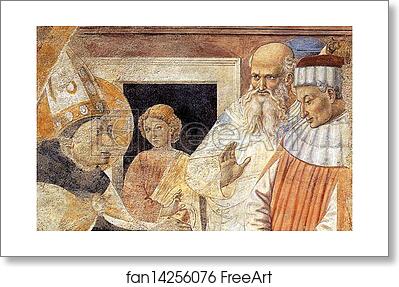 Free art print of Conversion of the Heretic. Detail by Benozzo Gozzoli Free art print of Conversion of the Heretic. Detail by Benozzo Gozzoli