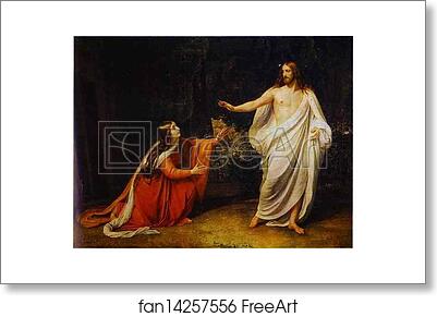 Free art print of The Appearance of Christ to Mary Magdalene by Alexander Ivanov