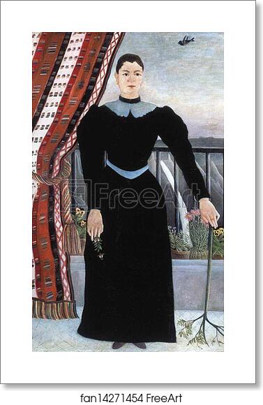 Free art print of Portrait of a Woman by Henri Rousseau Free art print of Portrait of a Woman by Henri Rousseau