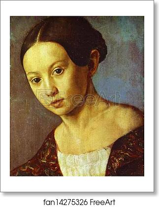 Free art print of Portrait of Ye. N. Milyukova by Grigoriy Soroka
