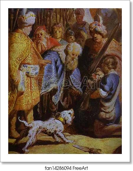 Free art print of David Presenting the Head of Goliath to King Saul. Detail by Rembrandt Harmenszoon Van Rijn Free art print of David Presenting the Head of Goliath to King Saul. Detail by Rembrandt Harmenszoon Van Rijn