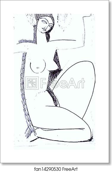 Free art print of Caryatid by Amedeo Modigliani Free art print of Caryatid by Amedeo Modigliani