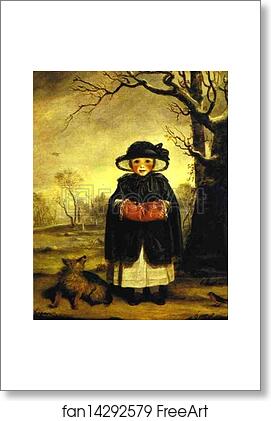 Free art print of Lady Caroline Scott as 'Winter' by Sir Joshua Reynolds
