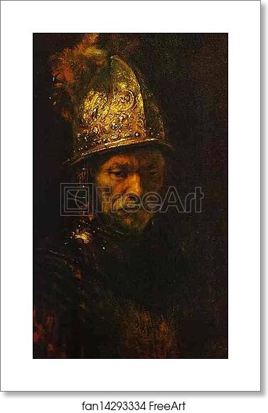 Free art print of Man in a Gold Helmet by Rembrandt Harmenszoon Van Rijn Free art print of Man in a Gold Helmet by Rembrandt Harmenszoon Van Rijn