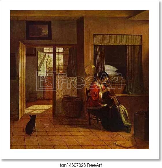 Free art print of Motherly Care by Pieter De Hooch Free art print of Motherly Care by Pieter De Hooch