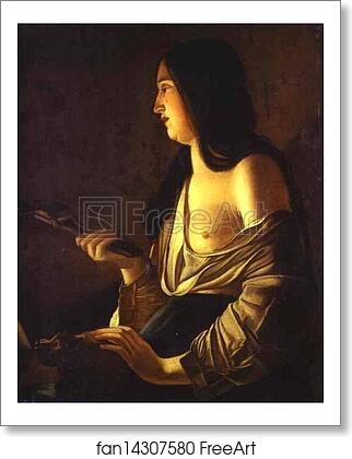 Free art print of Repenting Magdalene by Georges De La Tour Free art print of Repenting Magdalene by Georges De La Tour
