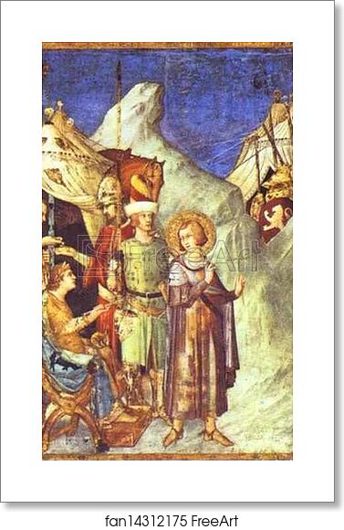 Free art print of St. Martin Renounces of Arms by Simone Martini Free art print of St. Martin Renounces of Arms by Simone Martini