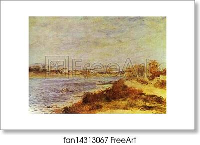 Free art print of View of Argenteuil by Pierre-Auguste Renoir