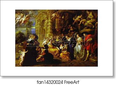 Free art print of The Garden of Love by Peter Paul Rubens