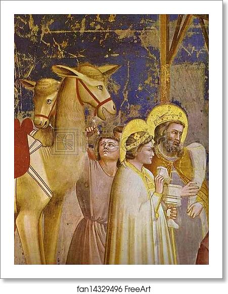 Free art print of The Adoration of the Magi. Detail by Giotto Free art print of The Adoration of the Magi. Detail by Giotto