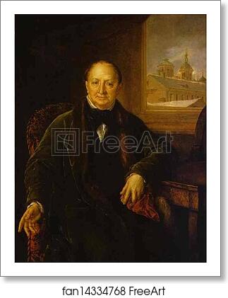 Free art print of Portrait of M. F. Protasyev by Vasily Tropinin Free art print of Portrait of M. F. Protasyev by Vasily Tropinin