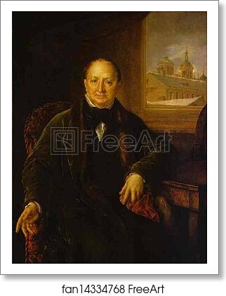 Free art print of Portrait of M. F. Protasyev by Vasily Tropinin Free art print of Portrait of M. F. Protasyev by Vasily Tropinin