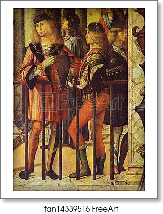 Free art print of The Legend of St. Ursula: The Arrival of the English Ambassadors. Detail by Vittore Carpaccio Free art print of The Legend of St. Ursula: The Arrival of the English Ambassadors. Detail by Vittore Carpaccio